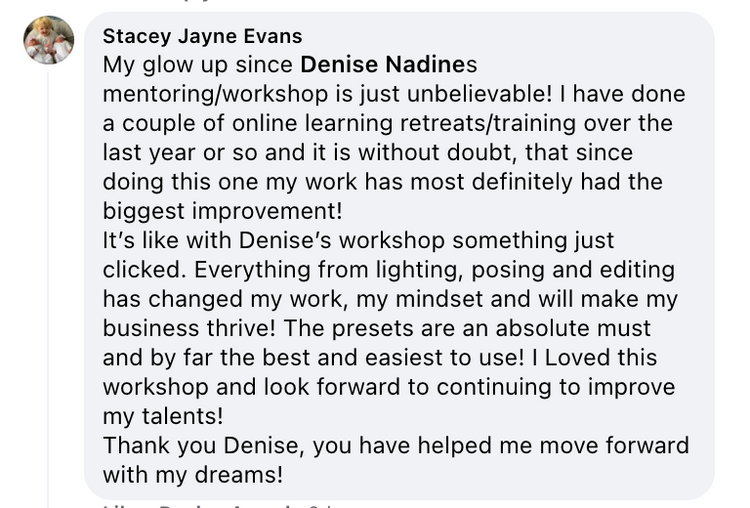 Appleseed Photography Online Newborn Workshop/Education