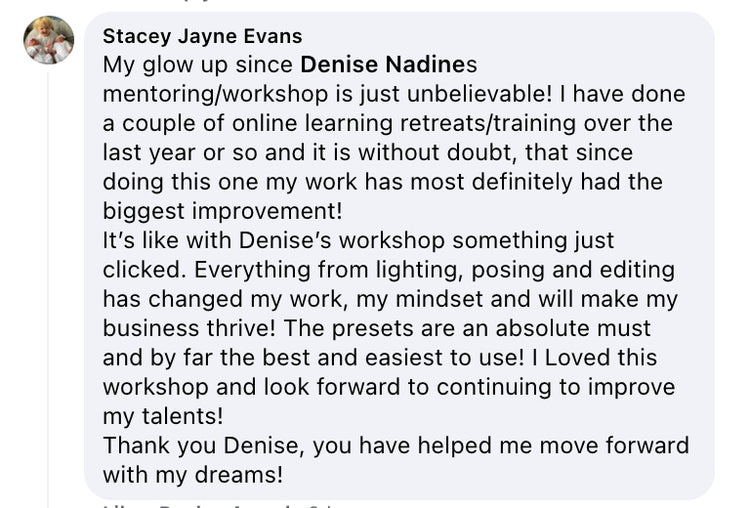 Appleseed Photography Online Newborn Workshop/Education