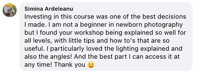 Appleseed Photography Online Newborn Workshop