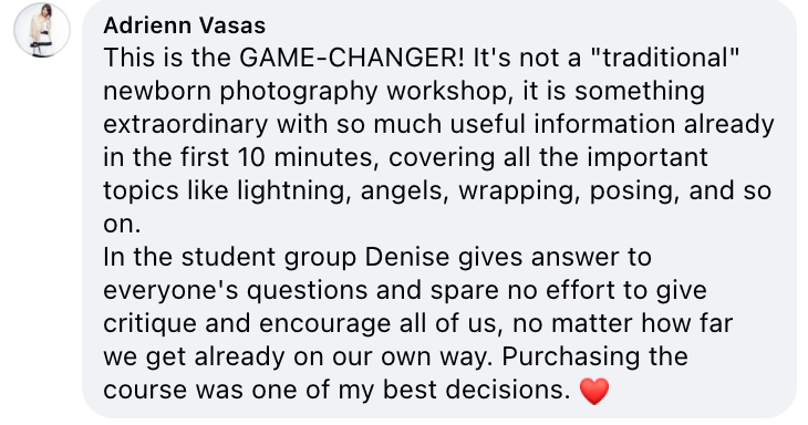 Appleseed Photography Online Newborn Workshop